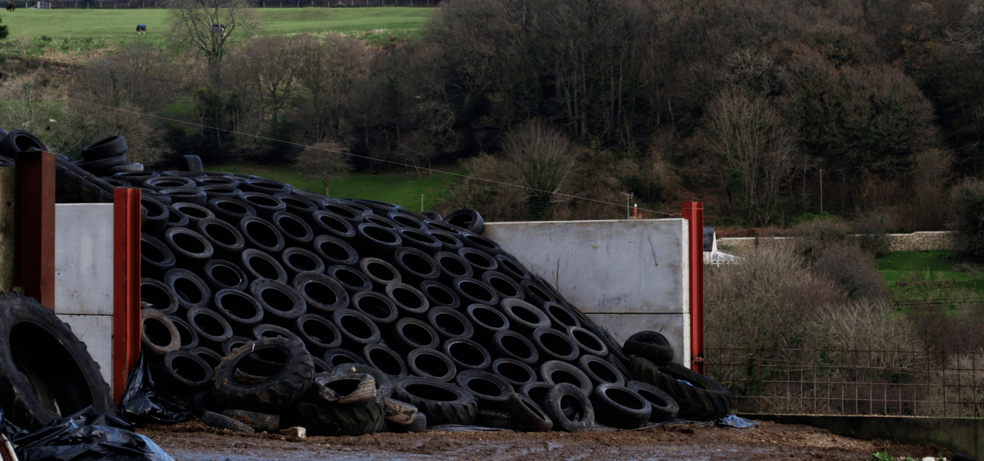 Tire Green Bulk Scrap Tire Containment Yard